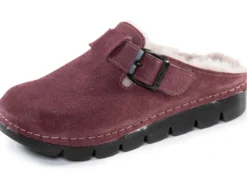 Warme Damen-Clogs, Weite G, mit Plüschfutter