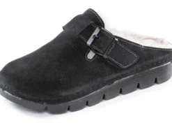 Warme Damen-Clogs, Weite G, mit Plüschfutter