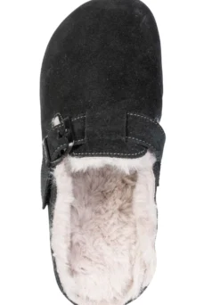 Warme Damen-Clogs, Weite G, mit Plüschfutter