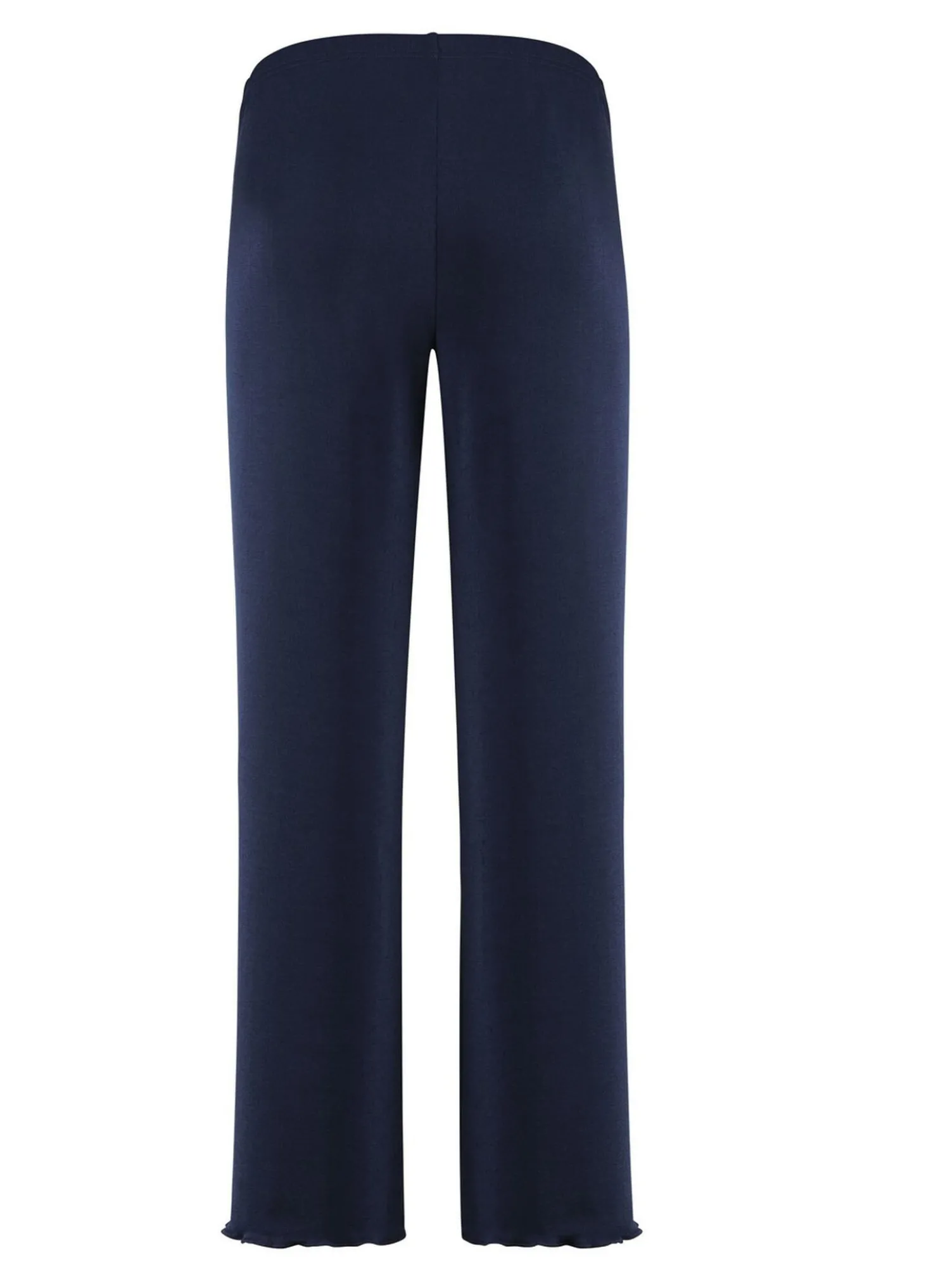 Weich fließende, 7/8-lange Hose