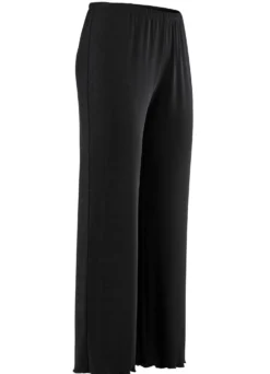 Weich fließende, 7/8-lange Hose