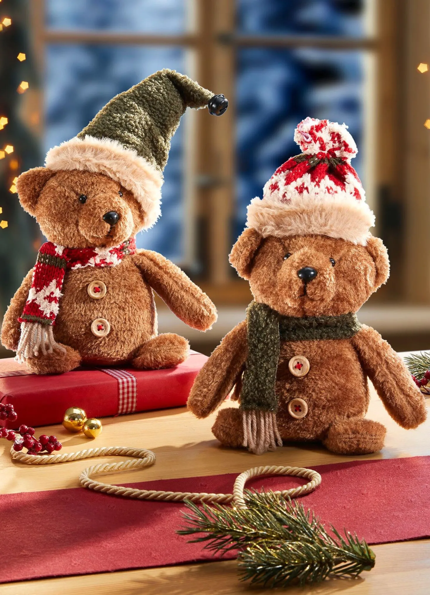 Weihnachtlicher Plüschteddybär