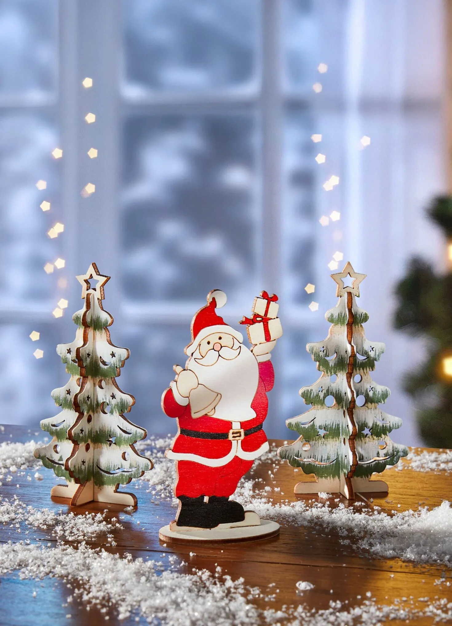 Weihnachtliche Steck-Dekoration, 3-teilig