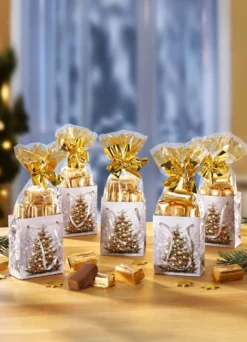 Weihnachtsbaum-Tütchen, 4er-Set