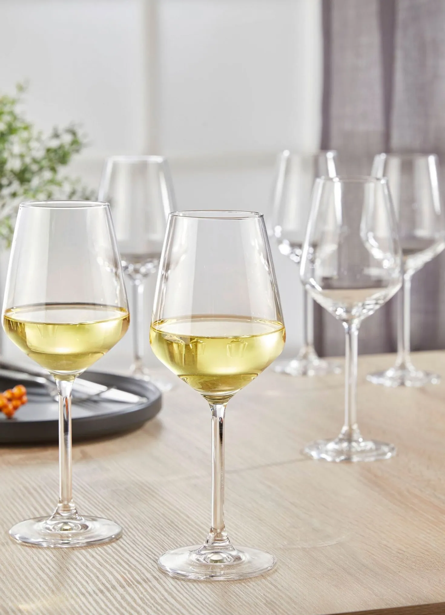 Weingläser aus hochwertigem Glas, 6er-Set