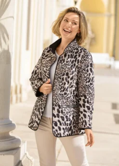 Wendejacke mit Druckerleiste