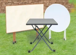 Wetterfeste Klapptische von MFG Freizeitmöbel