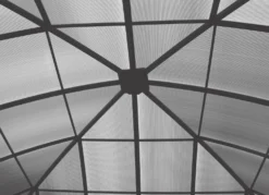 Wetterfester Kuppelpavillon mit stabilem Gestell