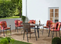 Wetterfeste und stapelbare Gartenmöbel Roma