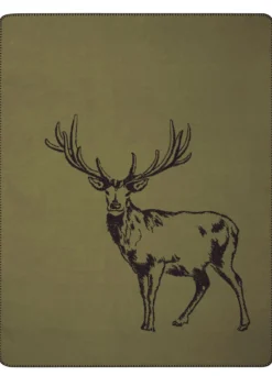 Wohndecke mit Hirsch-Motiv