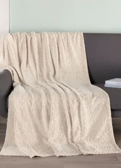 Wohndecke mit Leoparden-Optik
