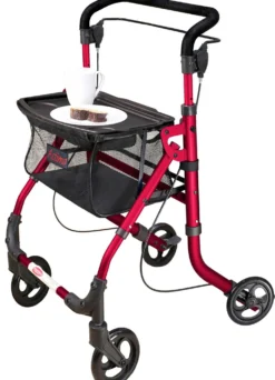 Wohnungsrollator mit Tablett