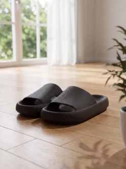 Wolken-Slipper relaxvital mit geriffelter Sohle