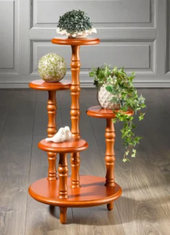 Wunderschöne Blumen-Etagere