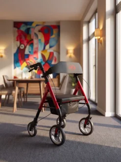 XL Rollator aus Aluminium
