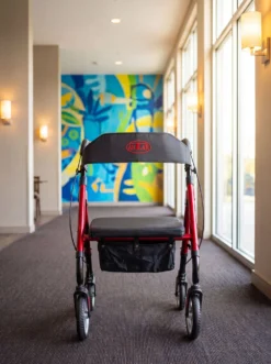 XL Rollator aus Aluminium