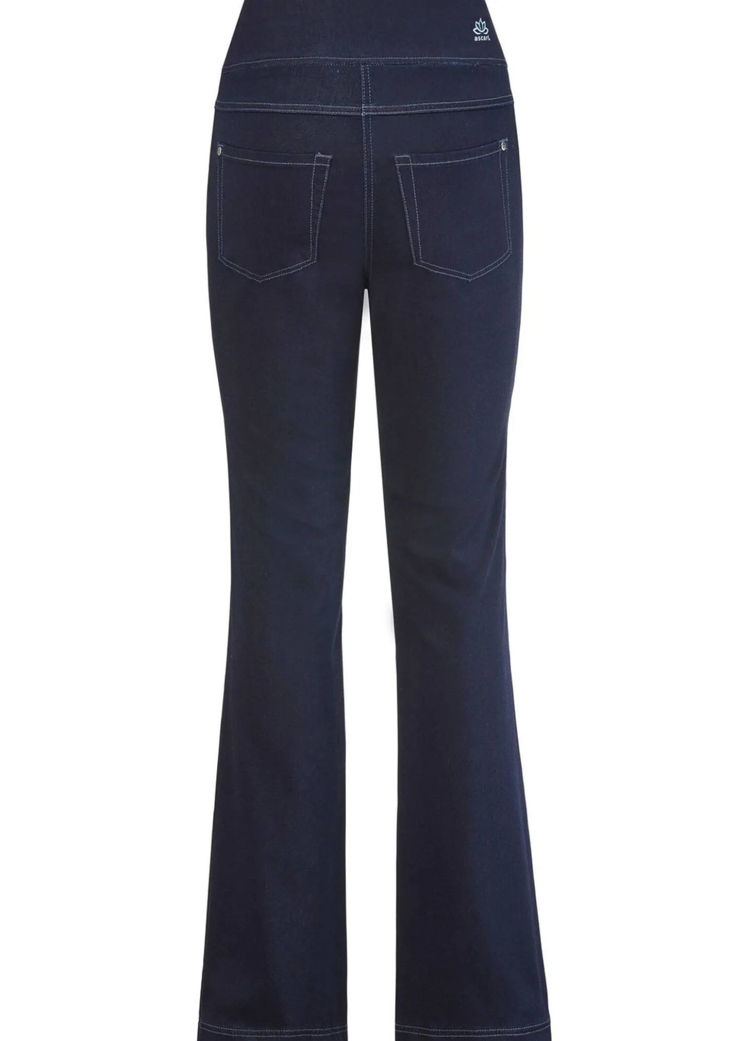 Yoga-Jeans mit ausgestellter Fußweite