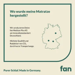 7-Zonen-Kaltschaumkern-Matratze „fan Medisan Plus KS“