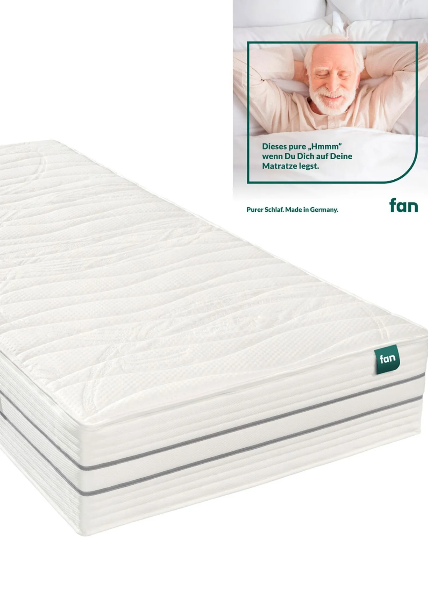 7-Zonen-Tonnentaschenfederkern-Matratzen Fan Medicare Top T