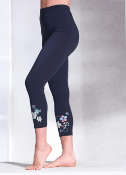 Zweierpack Capri-Leggings mit bequemem Dehnbund