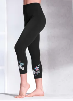Zweierpack Capri-Leggings mit bequemem Dehnbund