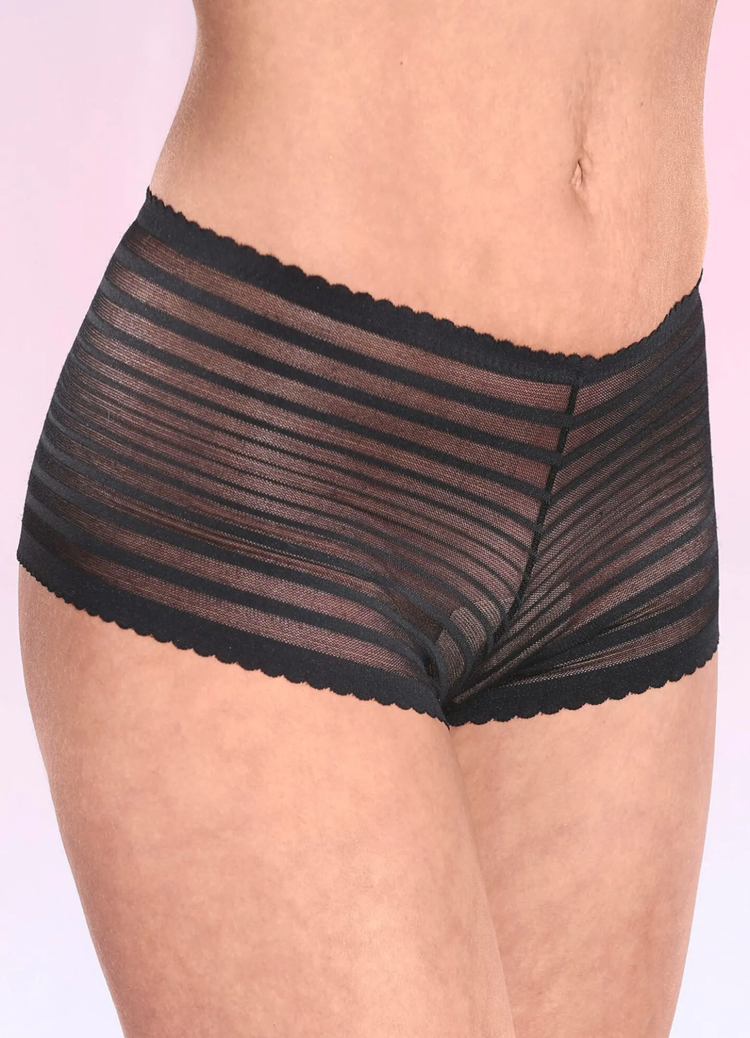 Zweierpack Pants aus Elastiktüll