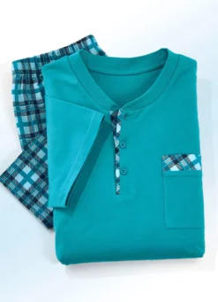 Zweierpack Shortys mit Knopfleiste und Brusttasche